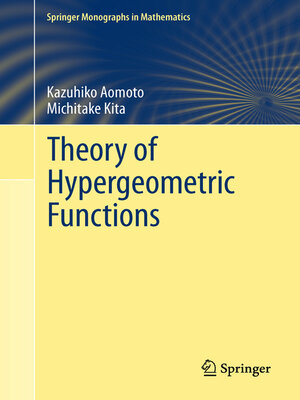 cover image of Theory of Hypergeometric Functions